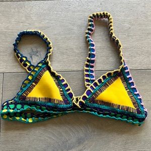 Kiini ro bikini top yellow small